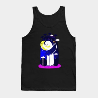 Moon hug Tank Top